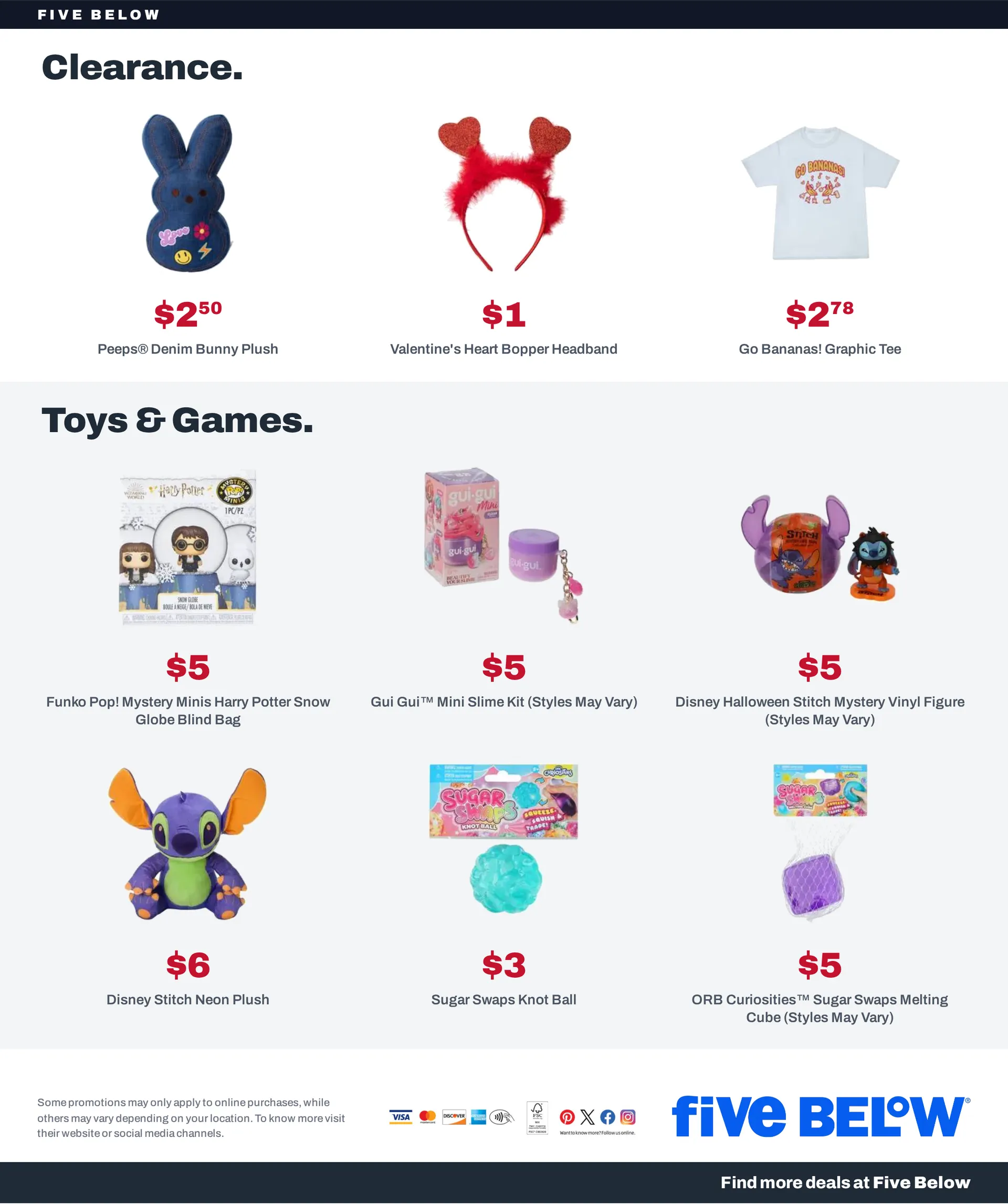 Weekly promotion Five Below — 2026-10-22 spanning from October 22 to October 29 2026 - Page 5 for Catalogue 365