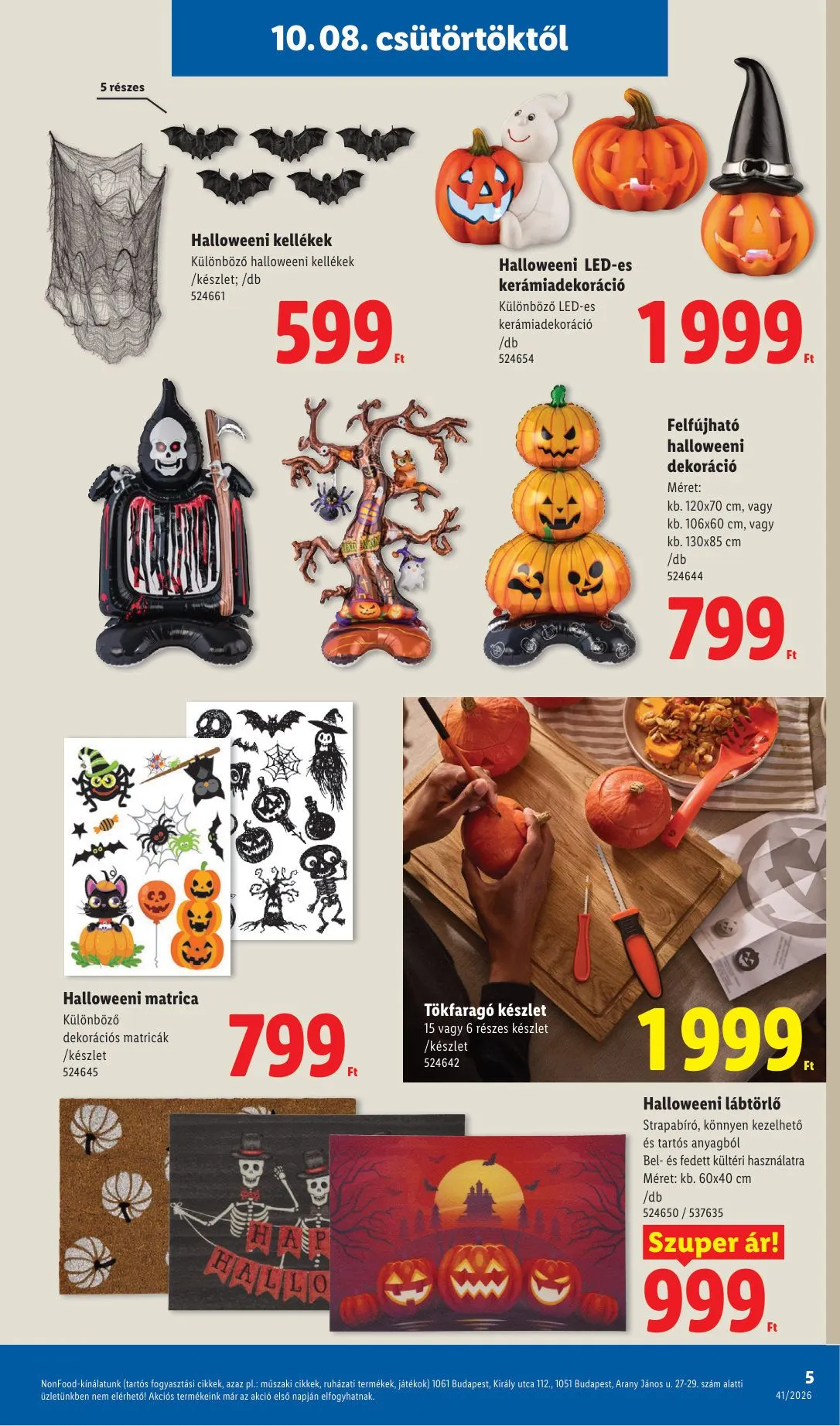 Katalógus Lidl — 2026-10-09 október 9.-tól október 31.-ig 2026. - Oldal 5