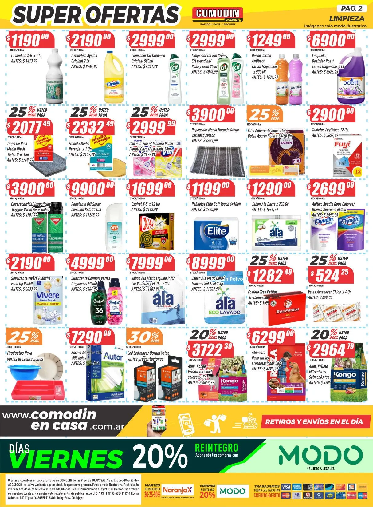 Ofertas de Supermercados Comodín — 2026-08-21 18 de agosto al 23 de agosto 2026 - Página 6 del catálogo
