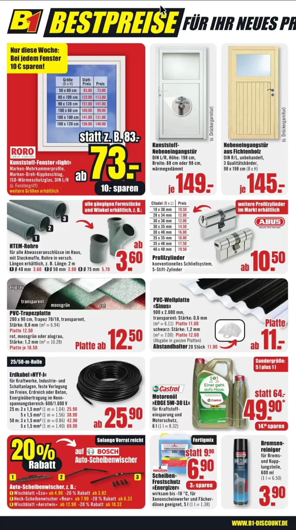 B1 Discount Baumarkt — 2026-09-15 von 15. September bis 19. September 2026 - Prospekt seite 6