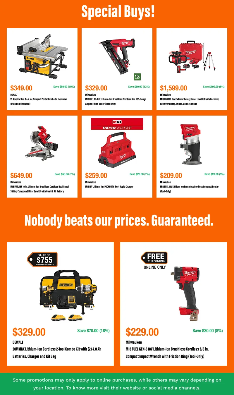 Weekly ad The Home Depot Savings from July 8 to July 23 2026 - Page 6