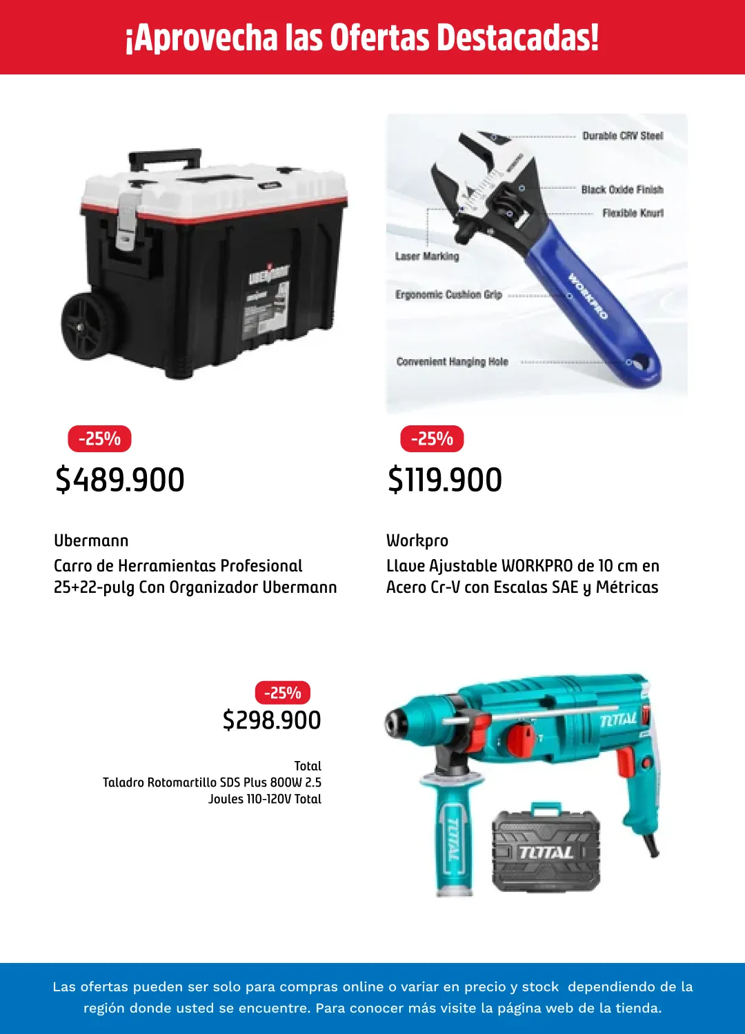 Catalogo de Ofertas en herramientas 14 de julio al 29 de julio 2026 - Pag 6