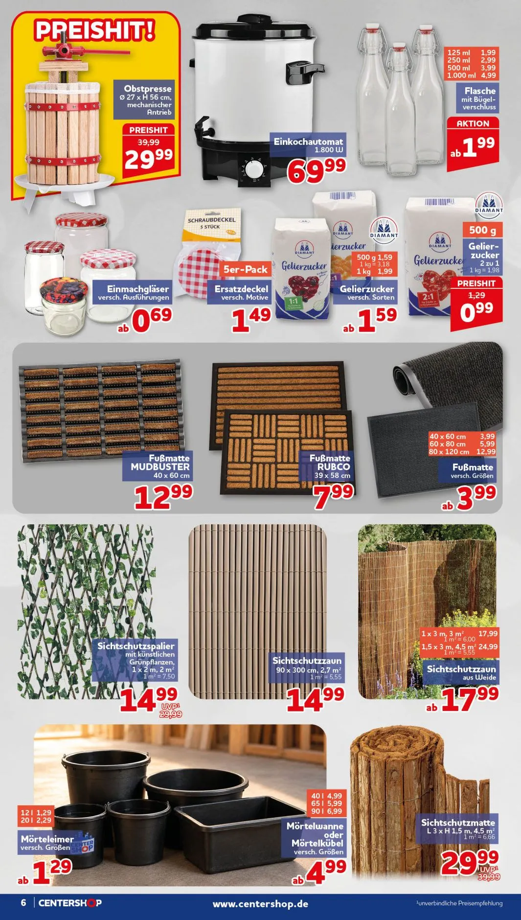 CENTERSHOP — 2026-09-23 von 21. September bis 26. September 2026 - Prospekt seite 6