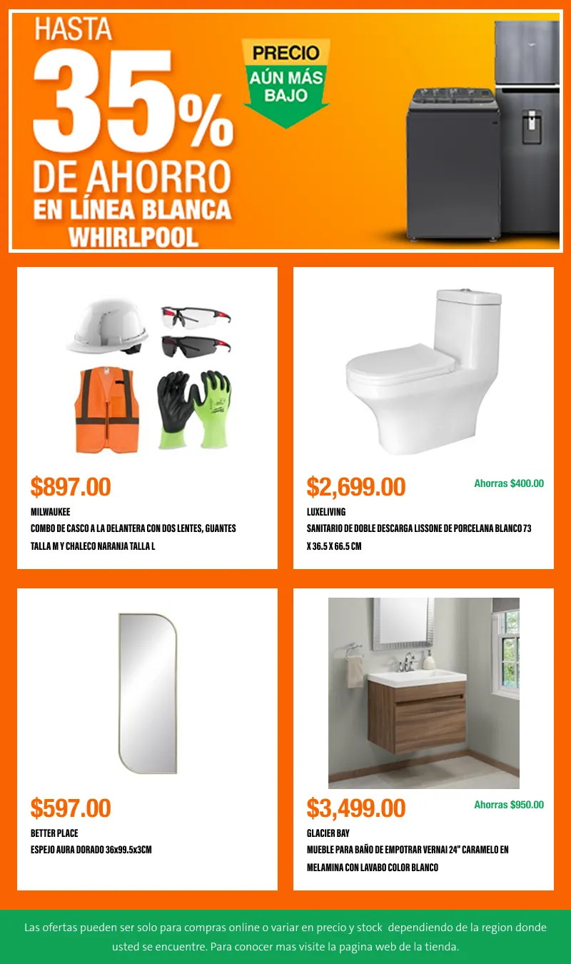 Catálogo de Días Home Depot: los mejores 14 días para ahorrar en tus proyectos 17 de julio al 28 de agosto 2026 - Pagina 6