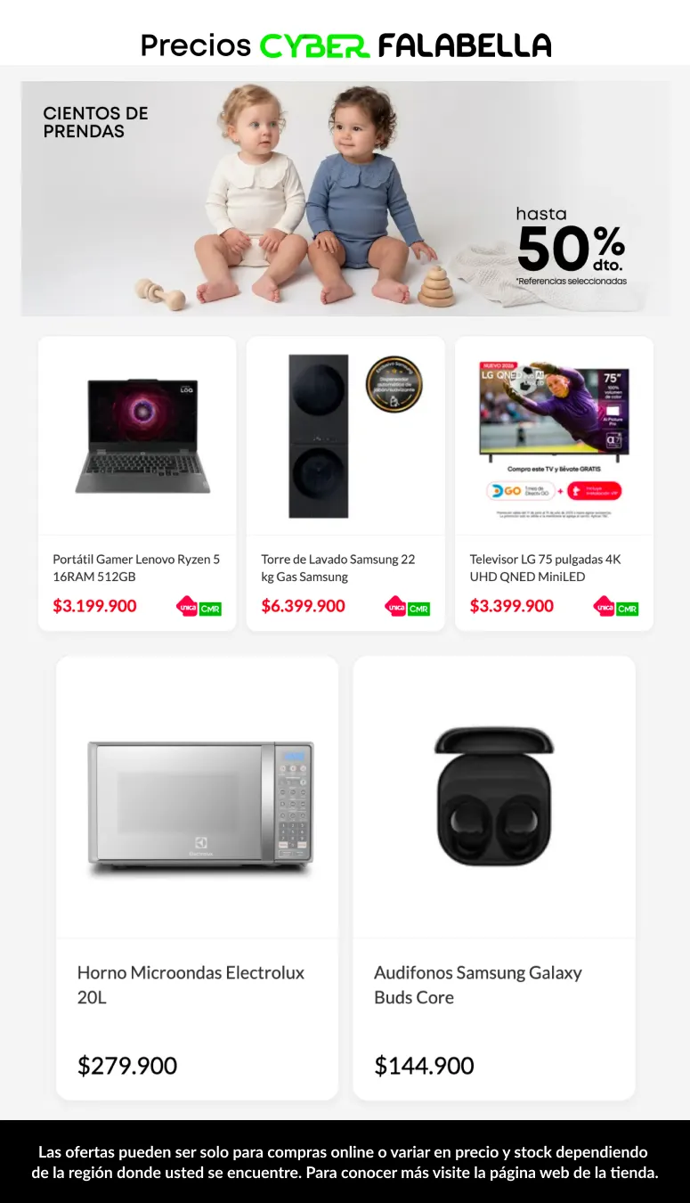 Catalogo de Cyber Falabella 17 de julio al 3 de agosto 2026 - Pag 6