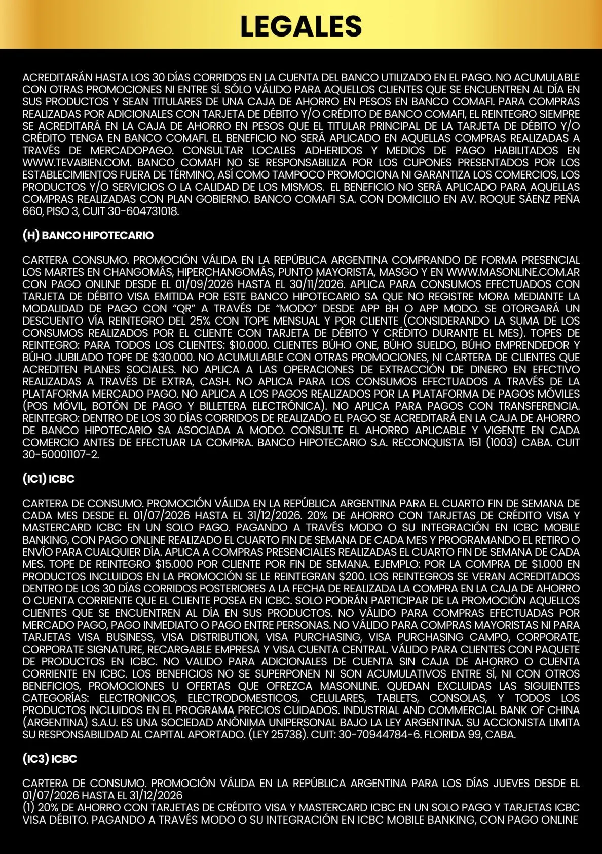 Ofertas de Changomas — 2026-09-02 2 de septiembre al 30 de septiembre 2026 - Página 6 del catálogo