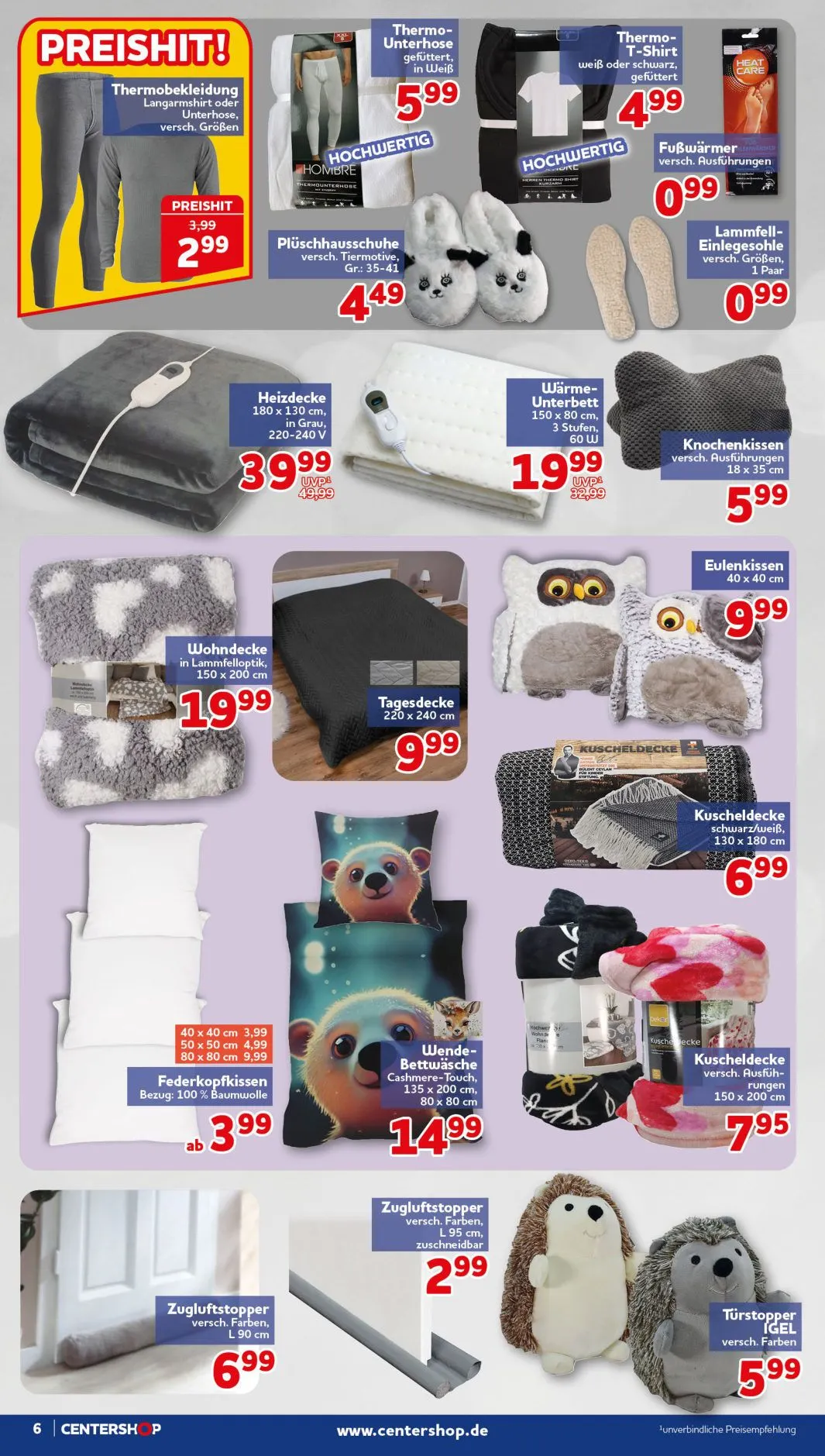 CENTERSHOP — 2026-10-15 von 12. Oktober bis 17. Oktober 2026 - Prospekt seite 6