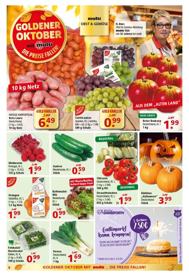 Multi Markt — 2026-10-16 von 16. Oktober bis 18. Oktober 2026 - Prospekt seite 6