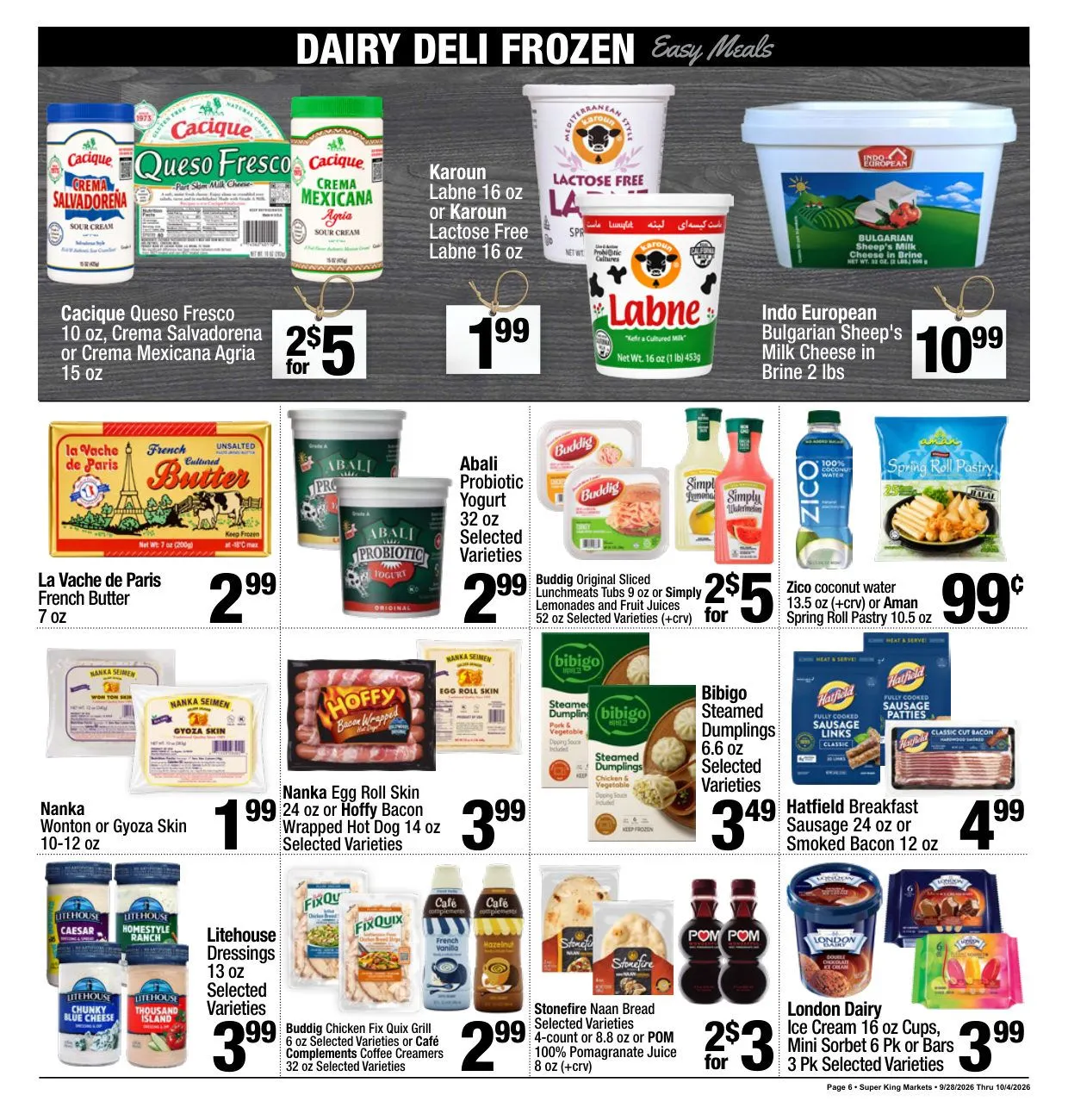 Weekly ad Super King Markets — 2026-10-01 from October 1 to October 4 2026 - Page 6