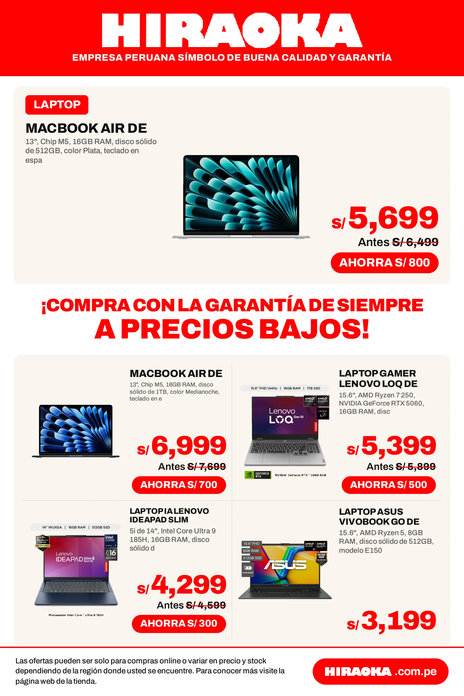 Catalogo de Hiraoka — Catálogo 1 — 2026-09-21 21 de setiembre al 5 de octubre 2026 - Pag 6
