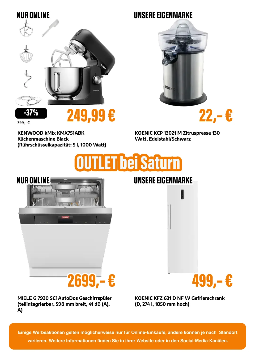 Saturn OUTLET% von 14. Juli bis 29. Juli 2026 - Prospekt seite 6