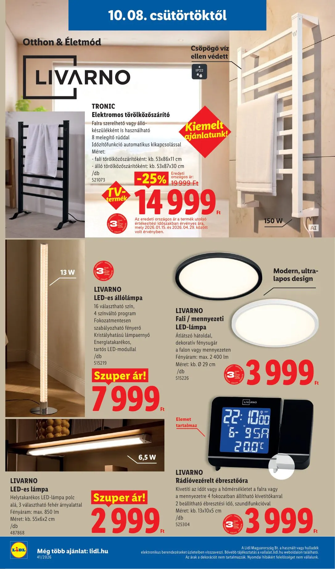 Katalógus Lidl — 2026-10-09 október 9.-tól október 31.-ig 2026. - Oldal 6