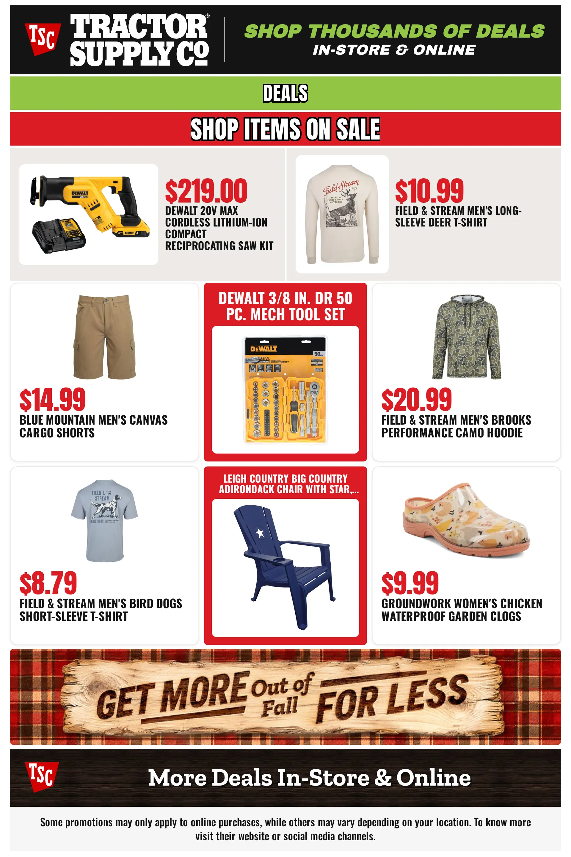 Weekly promotion Tractor Supply Co. — Catálogo 1 — 2026-10-20 spanning from October 20 to November 4 2026 - Page 6 for Catalogue 365