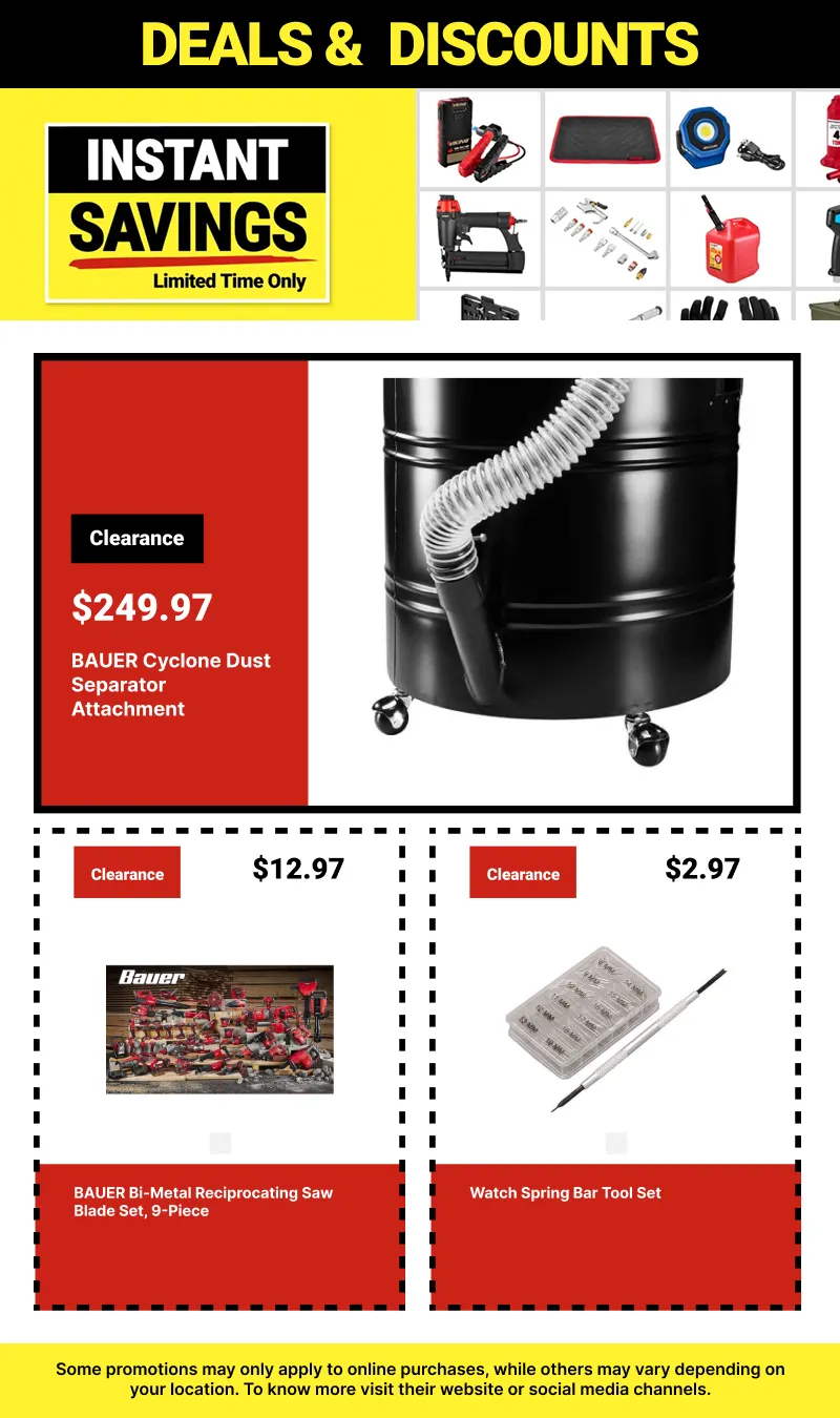 Weekly ad Clearance Tools At Harbor Freight from July 8 to July 23 2026 - Page 6