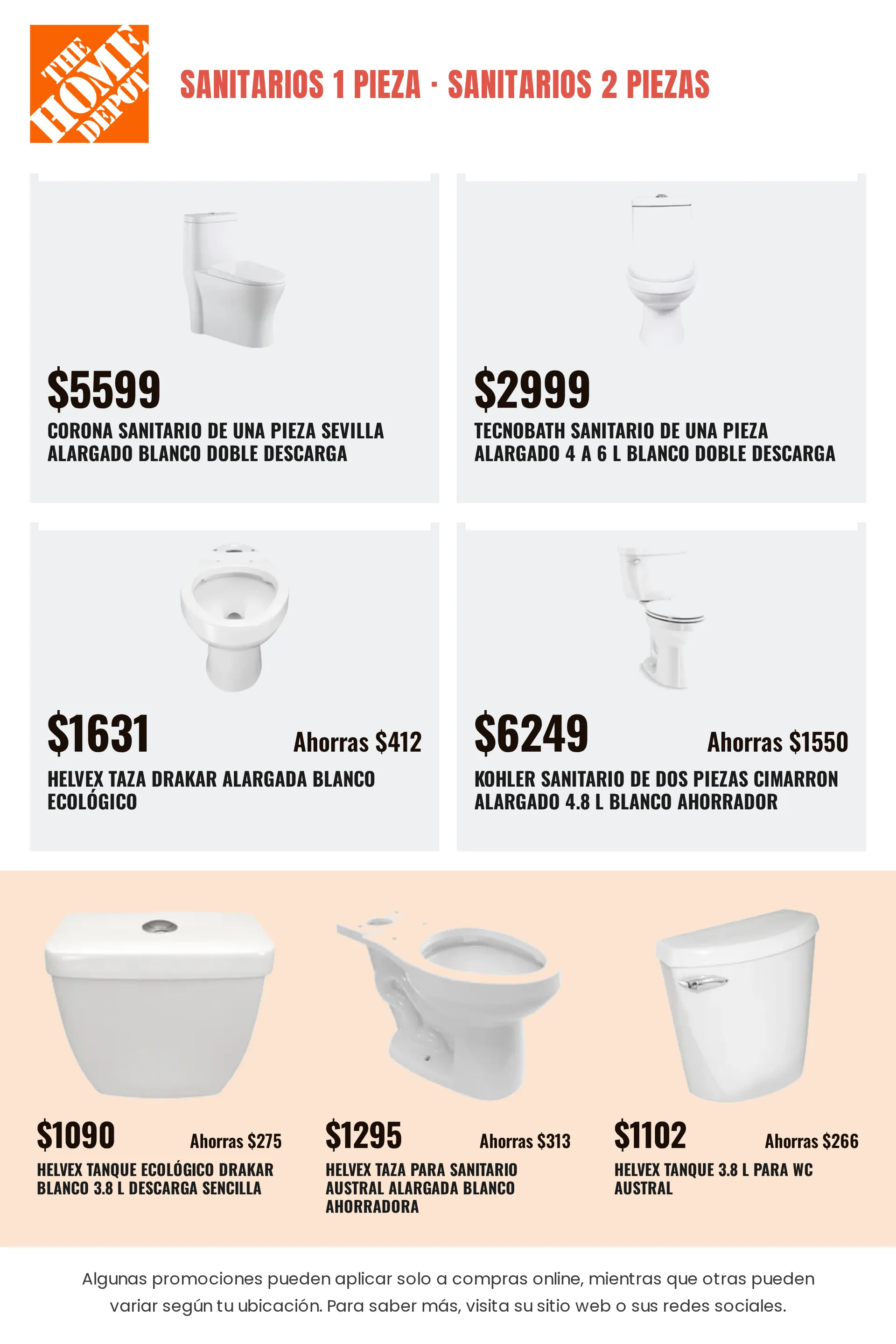 Catálogo de The Home Depot — Catálogo 1 — 2026-09-22 22 de septiembre al 7 de octubre 2026 - Pagina 6