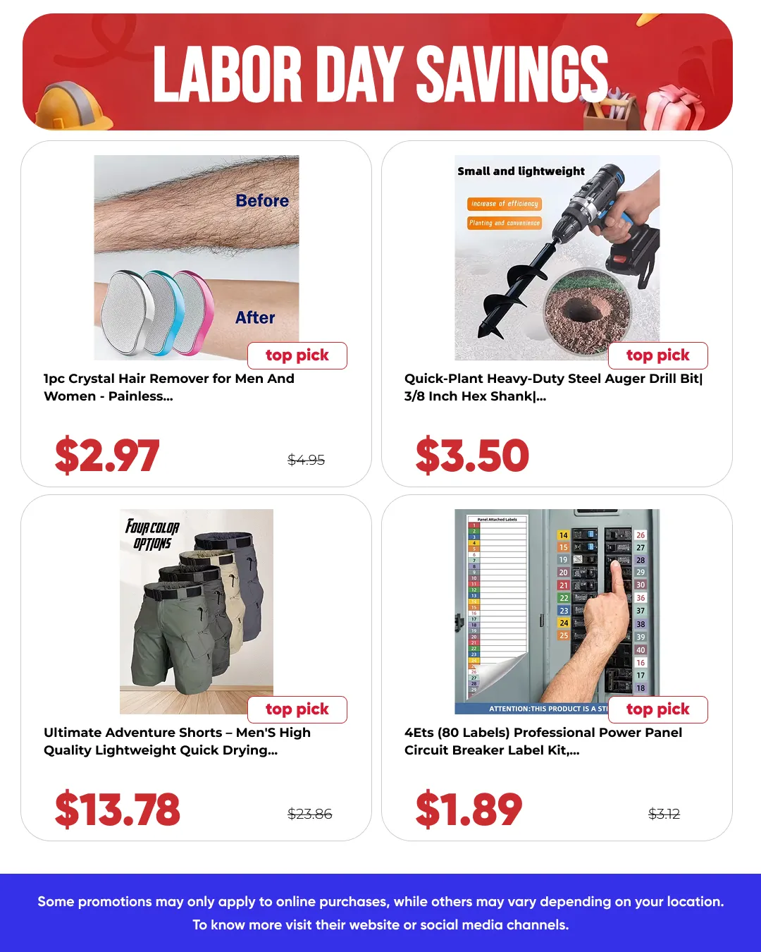 Weekly promotion Temu — 2026-09-03 spanning from September 3 to September 8 2026 - Page 6 for Catalogue 365