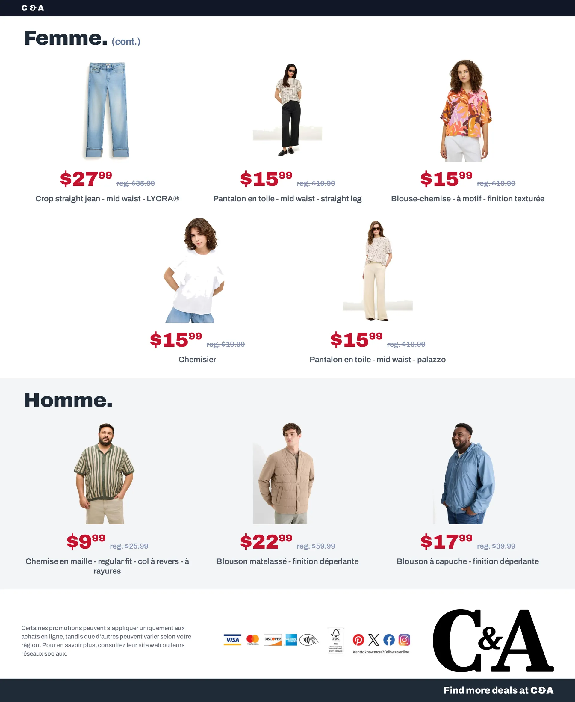 C&A soldes du 10 août au 24 août 2026 - Catalogue page 6
