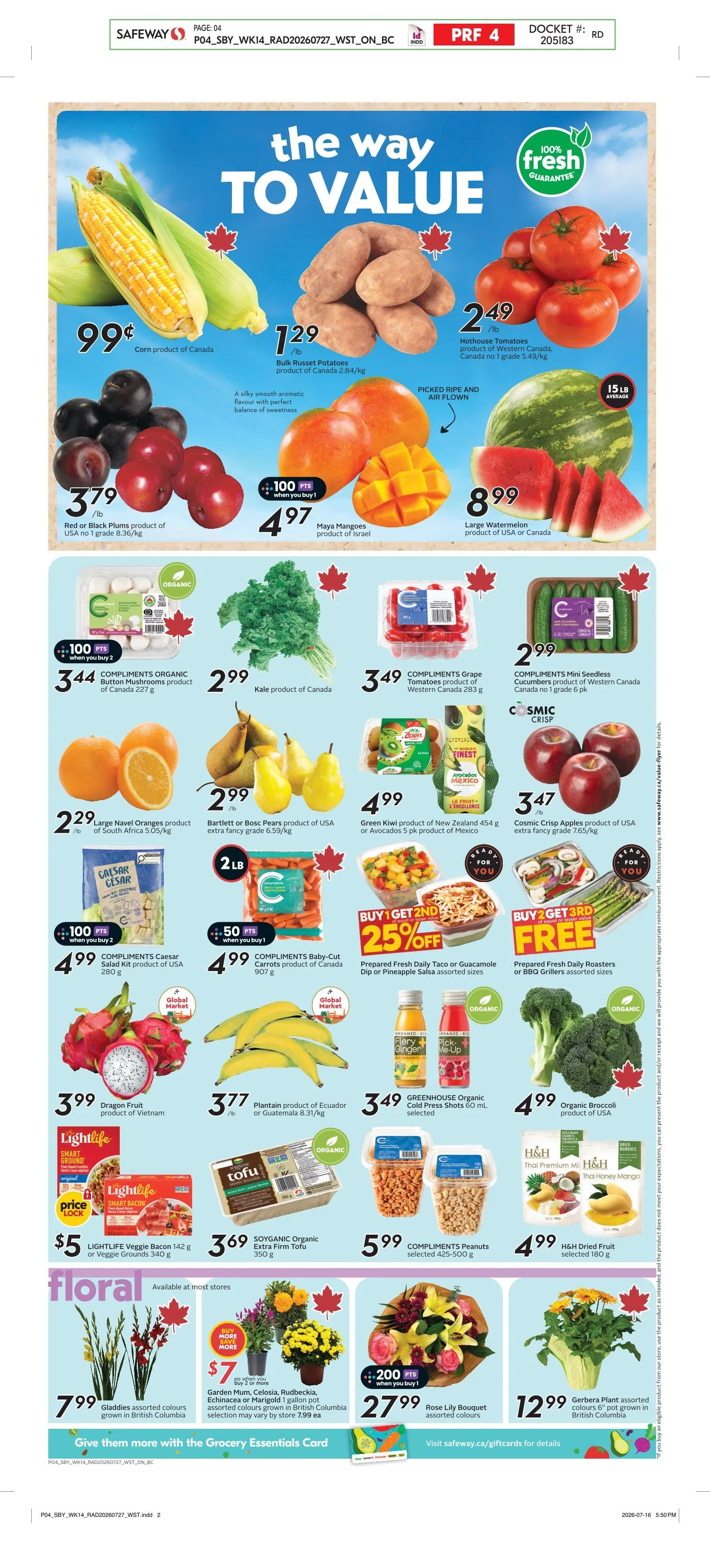 Safeway — 2026-07-30 from July 30 to August 5 2026 - flyer page 6
