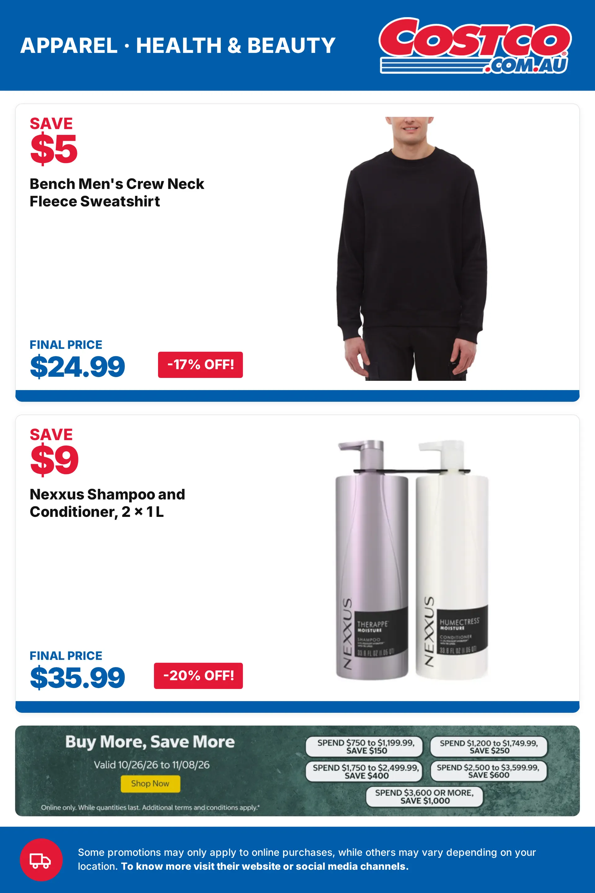 Costco — Apparel & Beauty — 2026-10-26 from October 26 to November 13 2026 - flyer page 6