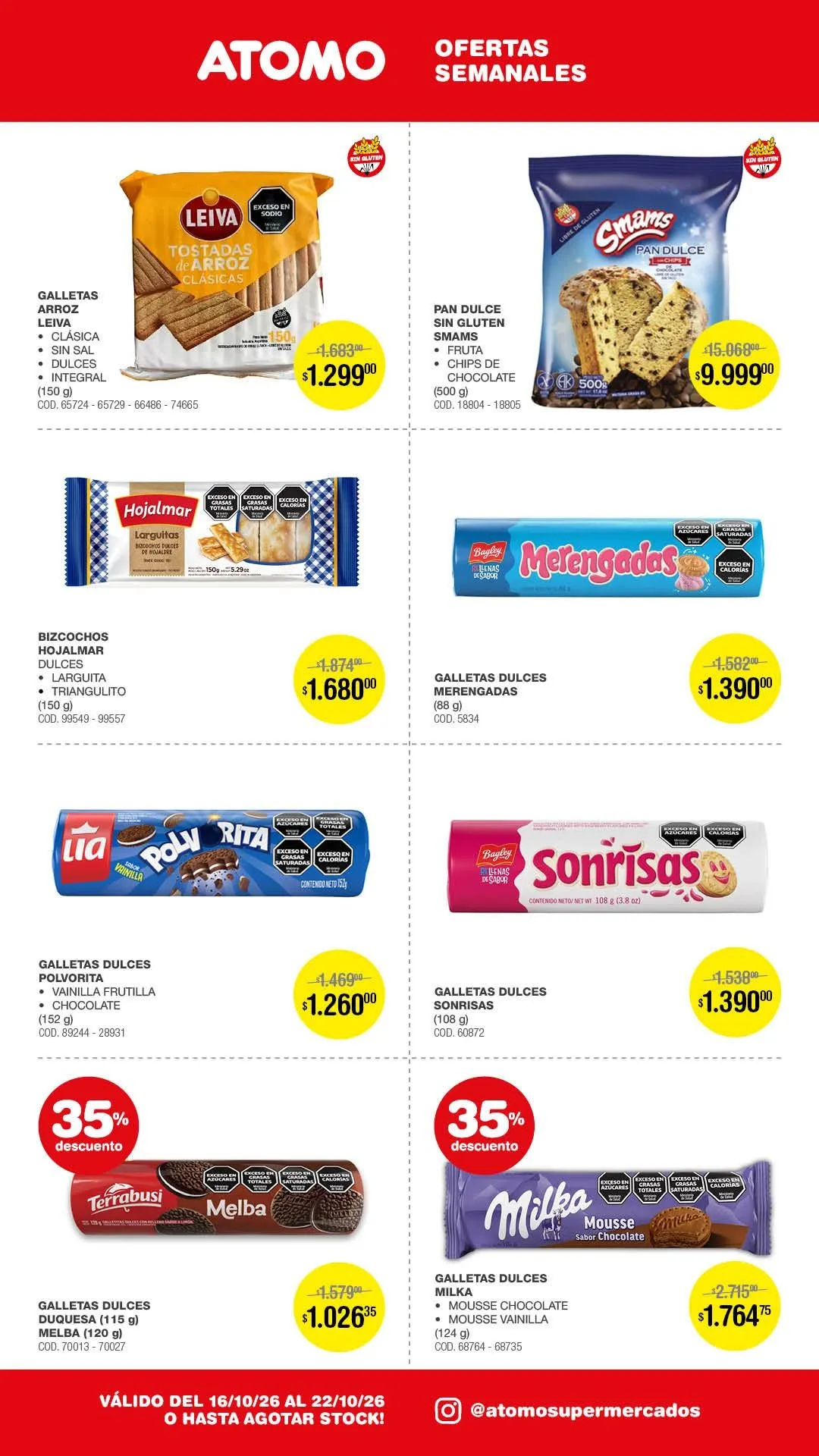 Ofertas de Atomo — 2026-10-22 16 de octubre al 24 de octubre 2026 - Página 6 del catálogo