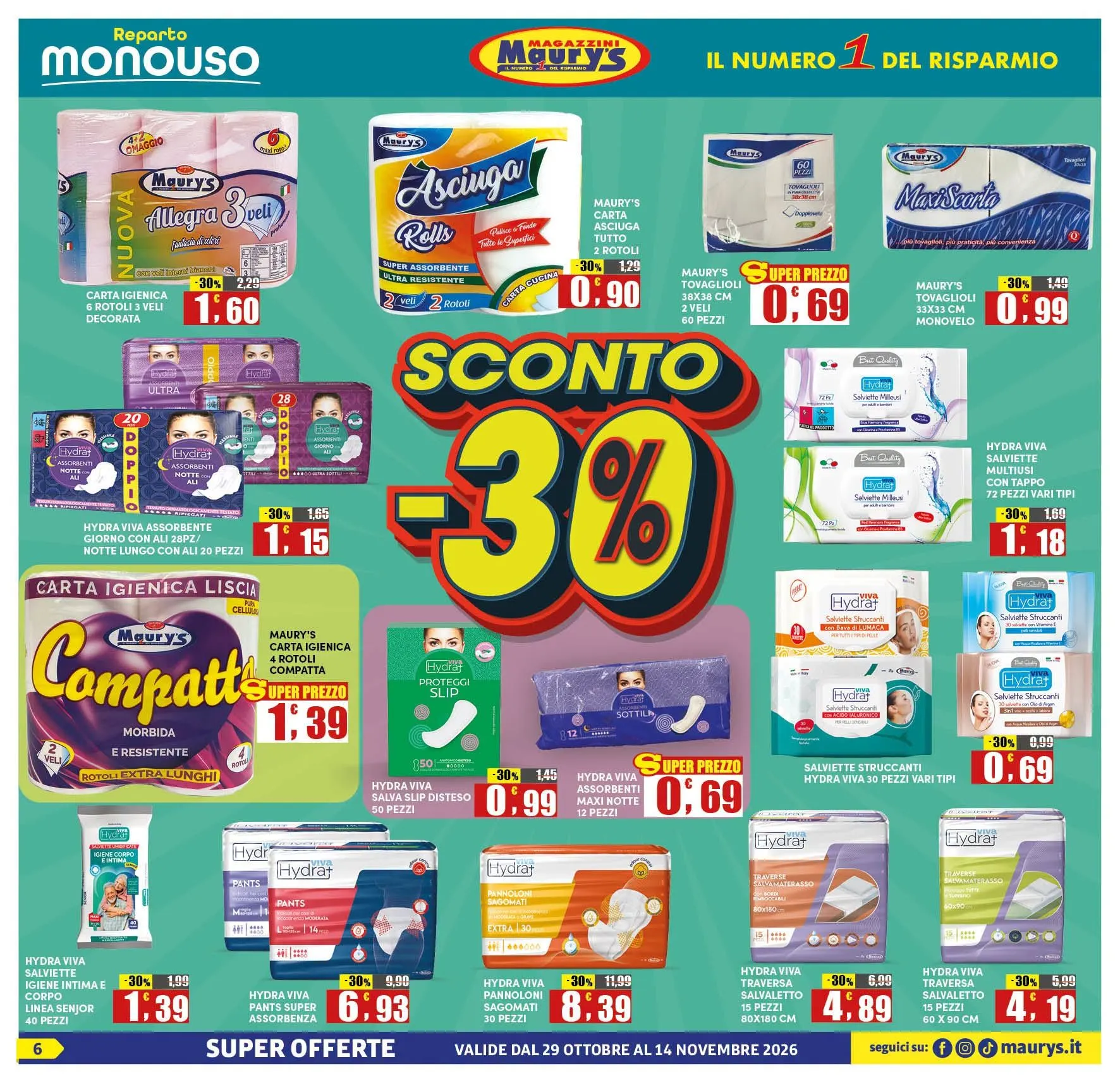 Maury's — 2026-10-29 da 29 ottobre a 14 novembre di 2026 - Pagina del volantino 6