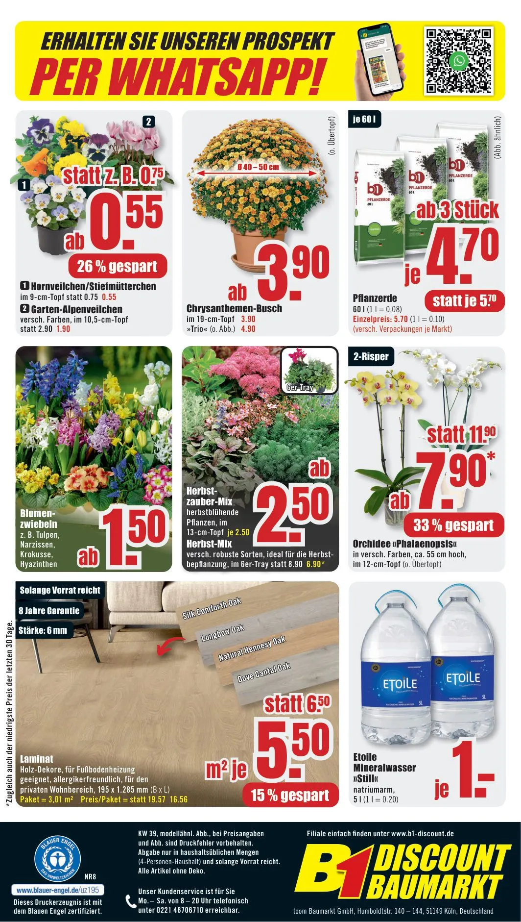 B1 Discount Baumarkt — 2026-09-23 von 19. September bis 25. September 2026 - Prospekt seite 6