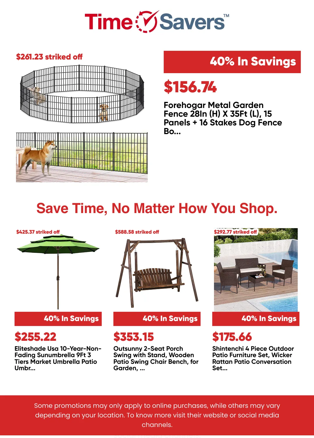 Weekly ad Patio Furniture Deals from July 8 to July 23 2026 - Page 6