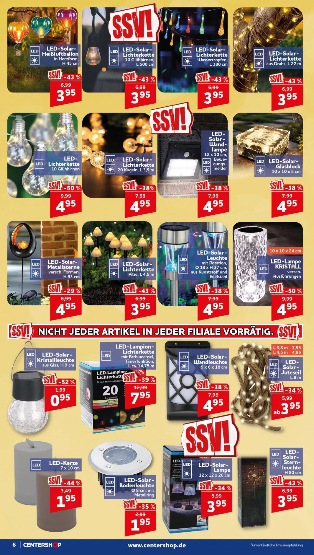 CENTERSHOP — 2026-08-18 von 17. August bis 22. September 2026 - Prospekt seite 6