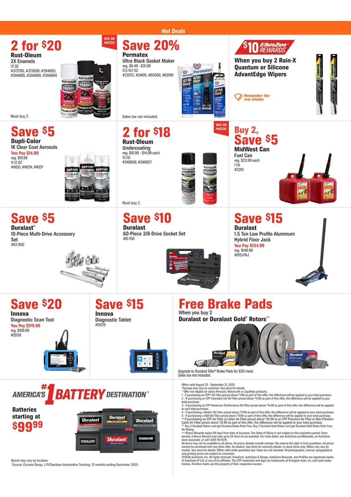 Weekly ad Autozone — 2026-08-25 from August 25 to September 21 2026 - Page 6