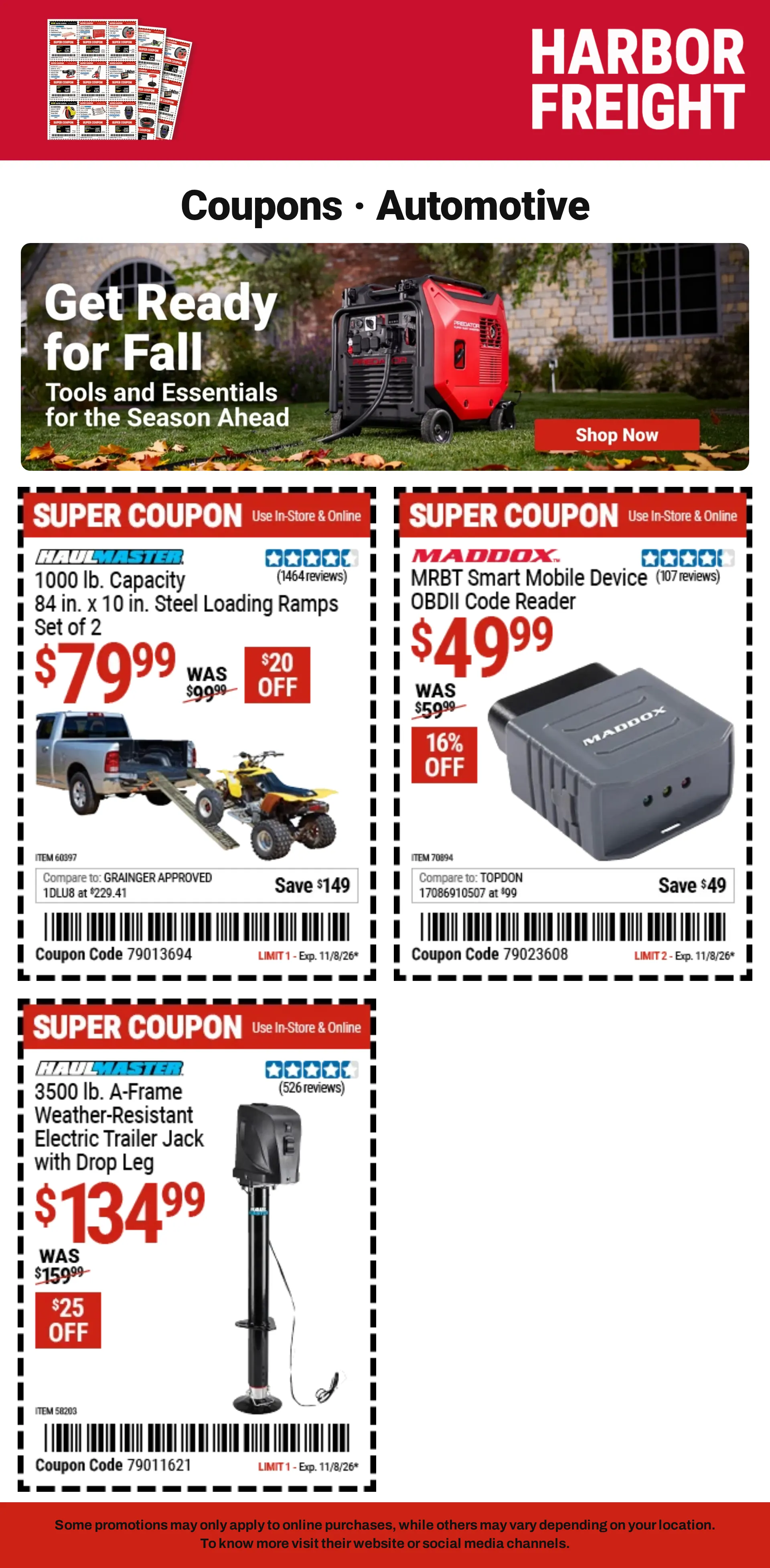Weekly ad Harbor Freight — Catálogo 2 — 2026-10-26 from October 26 to November 9 2026 - Page 6