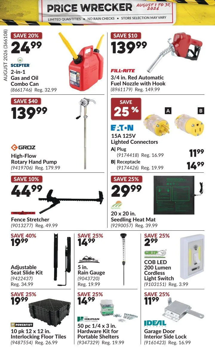 Princess Auto — 2026-08-20 from August 1 to August 31 2026 - flyer page 7