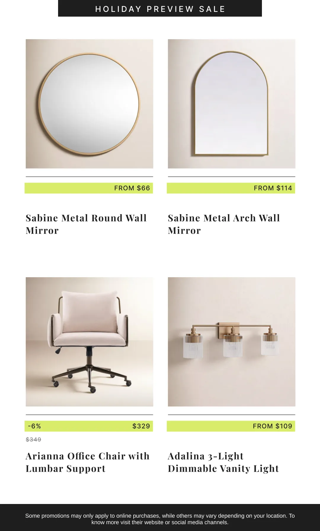 Weekly promotion Joss & Main — 2026-10-15 spanning from October 15 to November 2 2026 - Page 7 for Catalogue 365