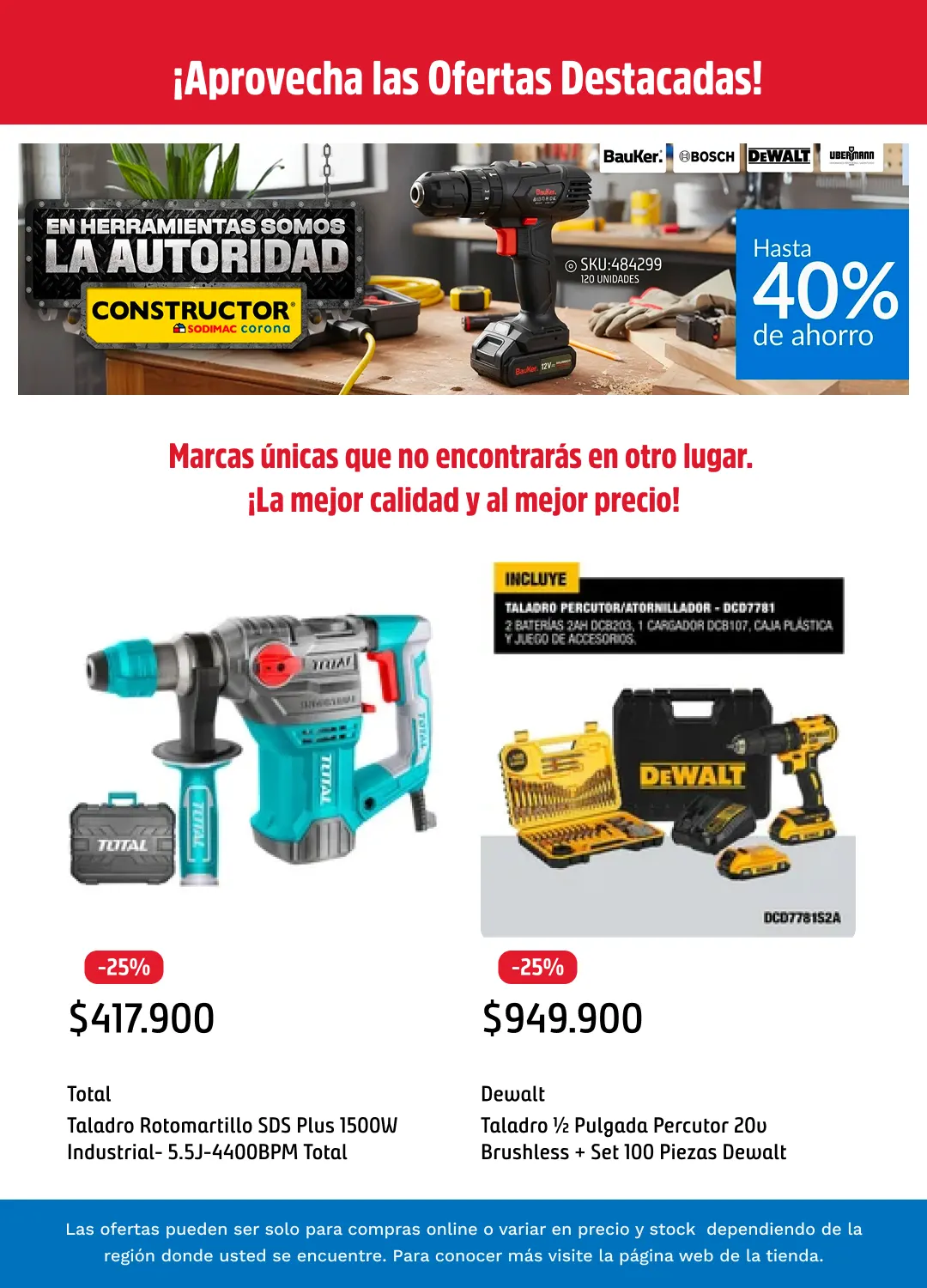 Catalogo de Ofertas en herramientas 14 de julio al 29 de julio 2026 - Pag 7