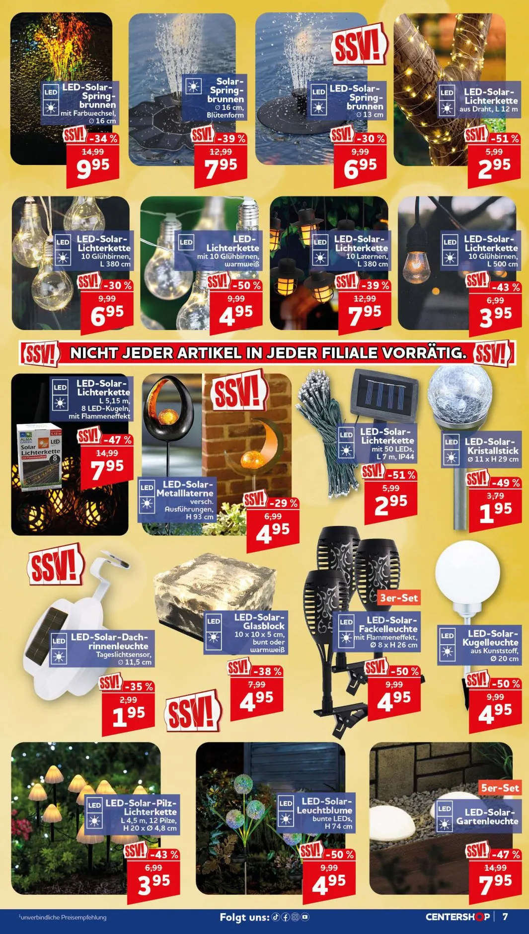 CENTERSHOP — 2026-08-10 von 10. August bis 15. August 2026 - Prospekt seite 7