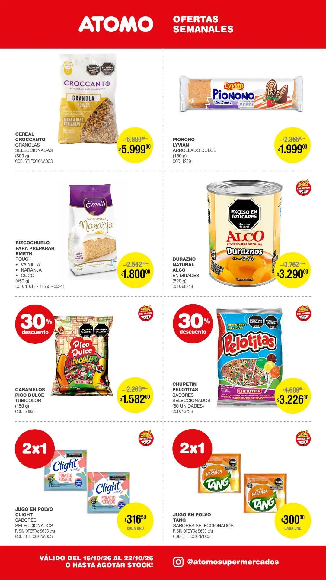 Ofertas de Atomo — 2026-10-22 16 de octubre al 24 de octubre 2026 - Página 7 del catálogo