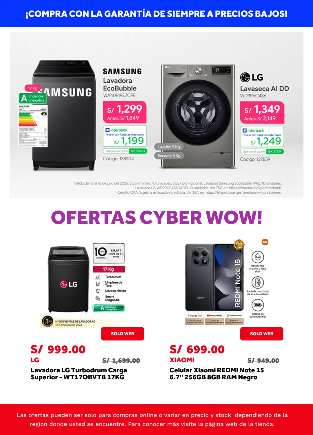 Catalogo de Oferta Cyber WOW! 15 de julio al 16 de julio 2026 - Pag 7
