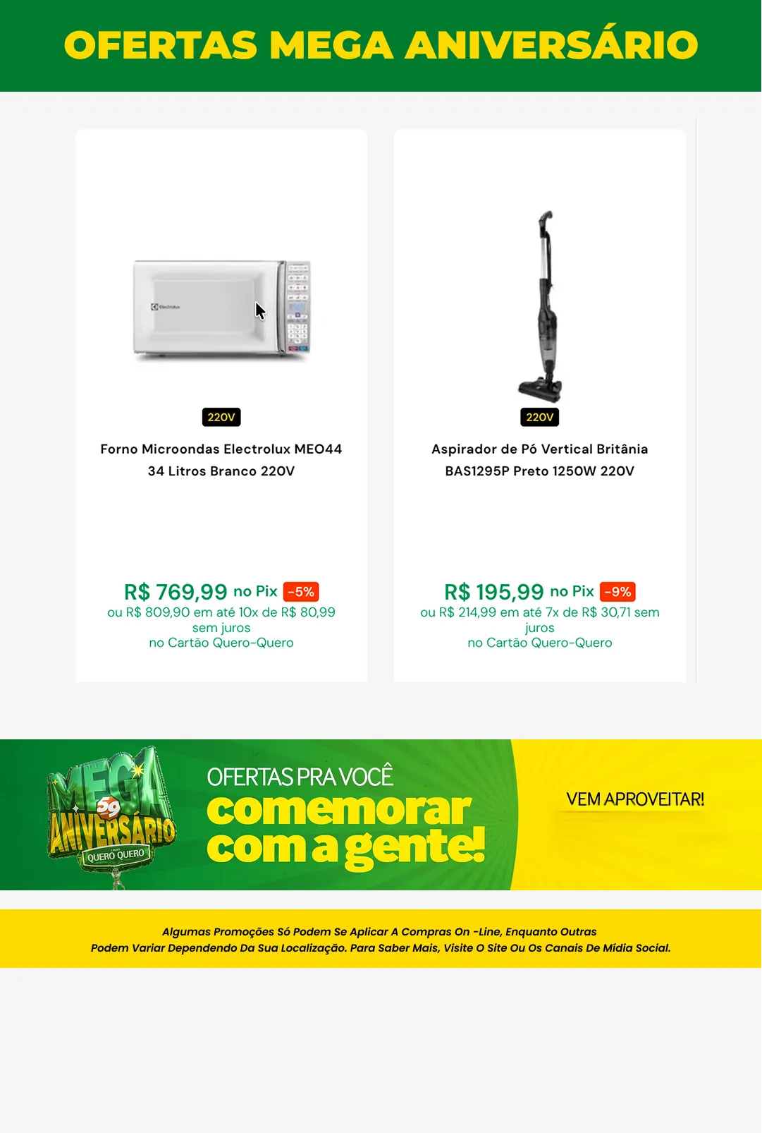 Encarte de Oferta Mega Aniversario! 30 de julho até 13 de agosto 2026 - Pagina 7