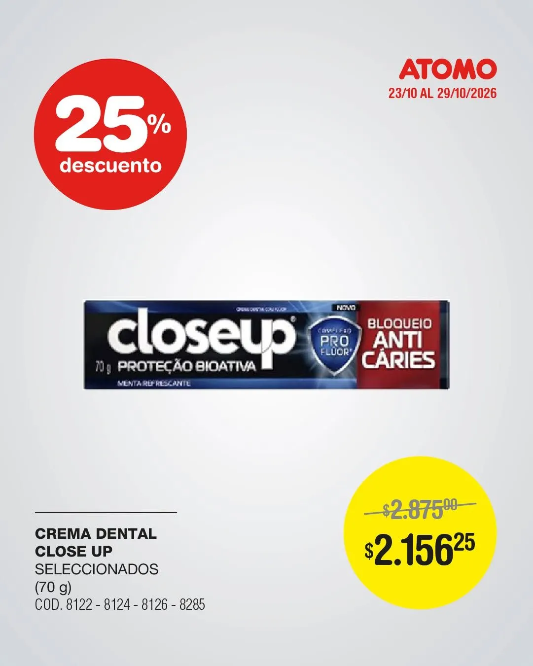 Ofertas de Atomo — 2026-10-27 25 de octubre al 29 de octubre 2026 - Página 7 del catálogo