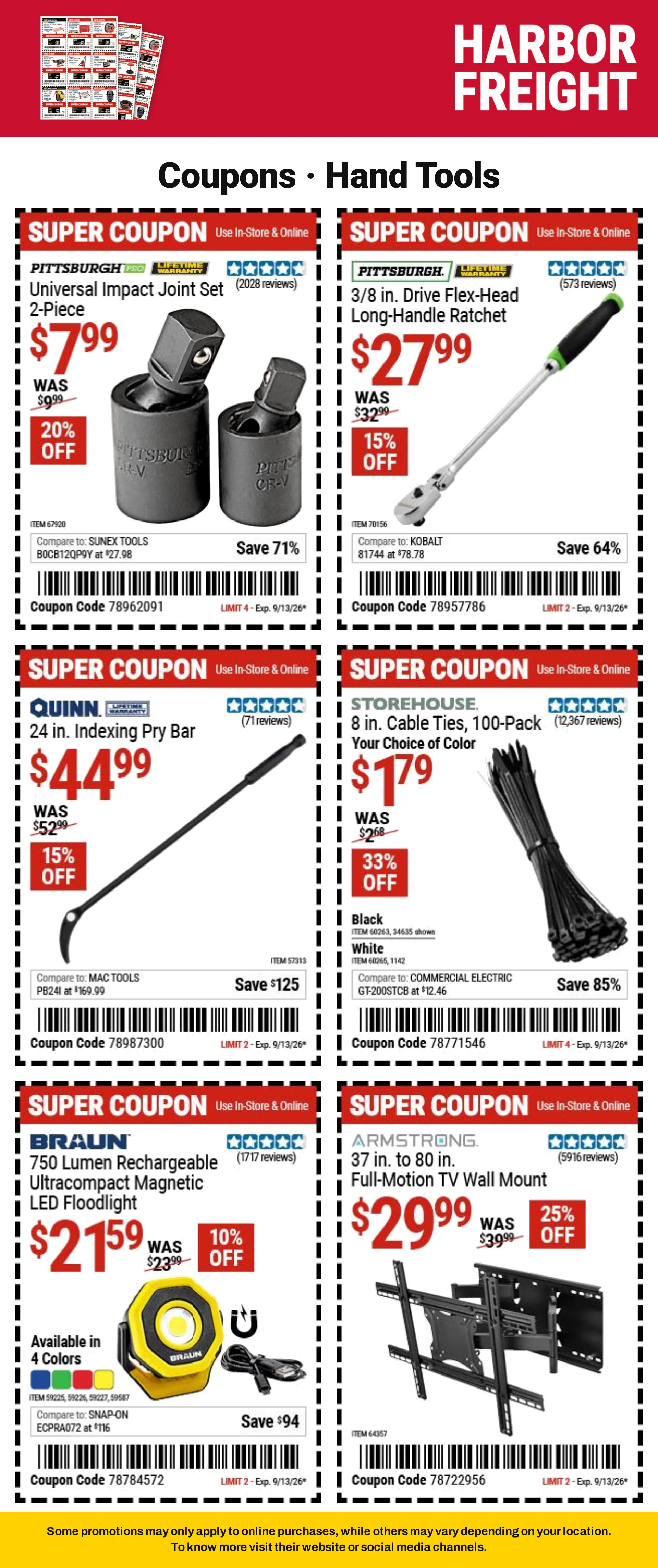 Weekly ad Harbor Freight - 2026-09-01 from September 1 to September 10 2026 - Page 7