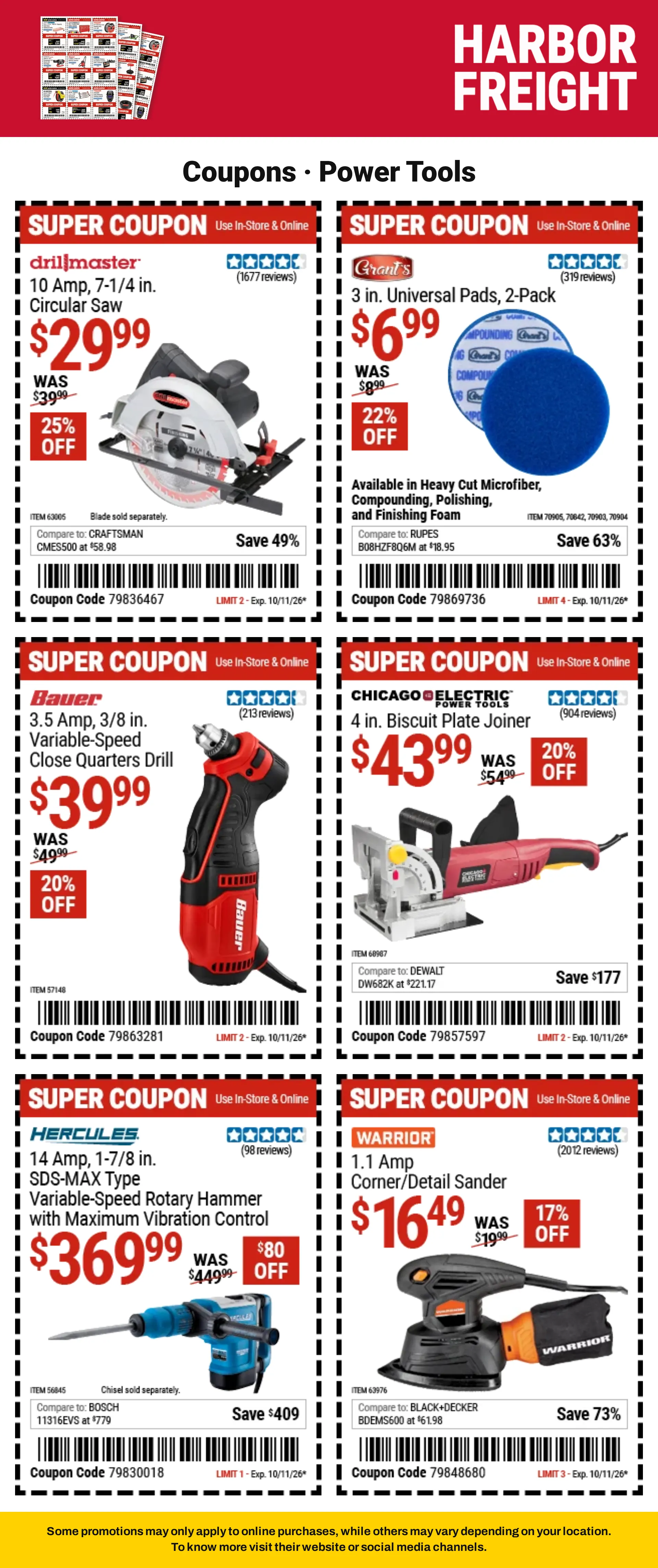 Weekly ad Harbor Freight — Catálogo 2 — 2026-10-09 from October 9 to October 26 2026 - Page 7