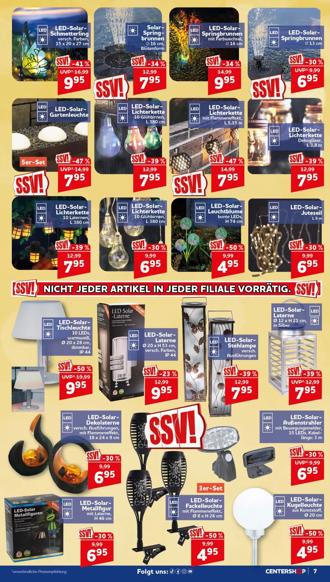 CENTERSHOP — 2026-08-18 von 17. August bis 22. September 2026 - Prospekt seite 7