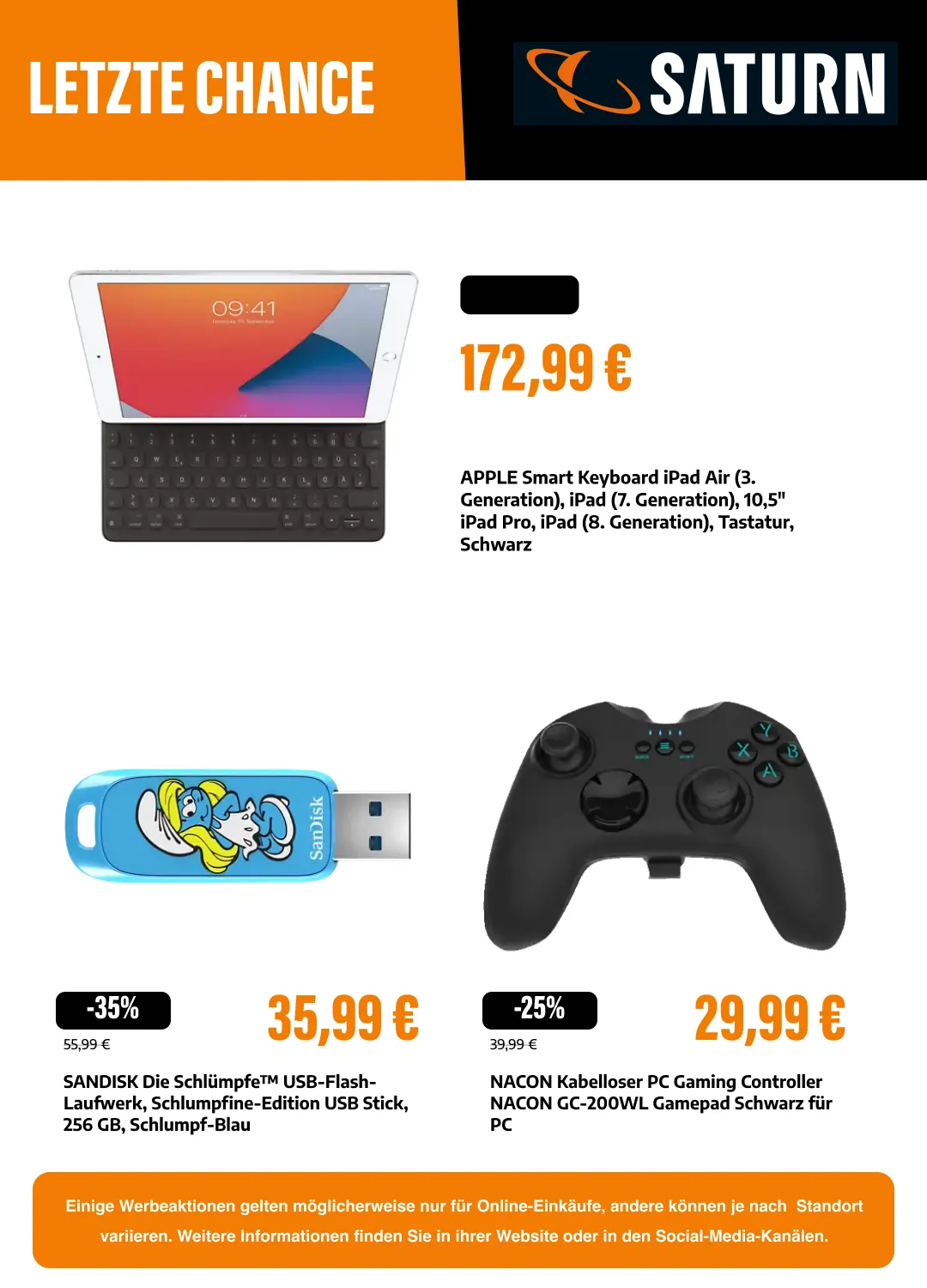 Saturn OUTLET% von 14. Juli bis 29. Juli 2026 - Prospekt seite 7