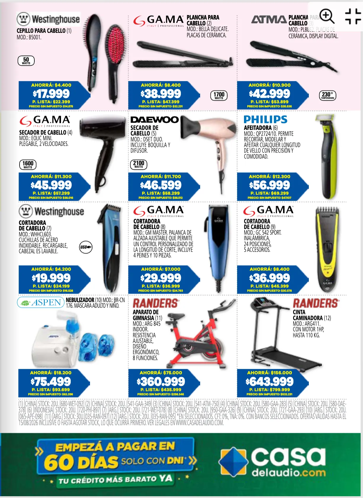 Ofertas de Casa del Audio — 2026-08-10 10 de agosto al 31 de agosto 2026 - Página 7 del catálogo