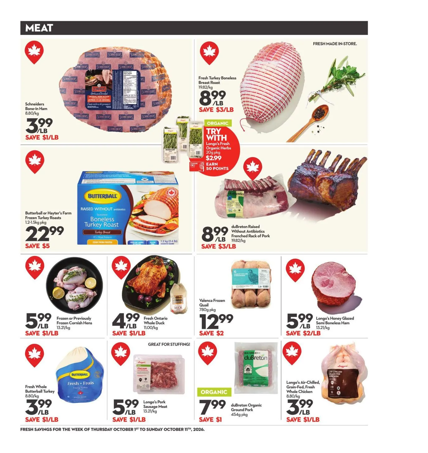 Longo's — 2026-10-01 from October 1 to October 11 2026 - flyer page 7