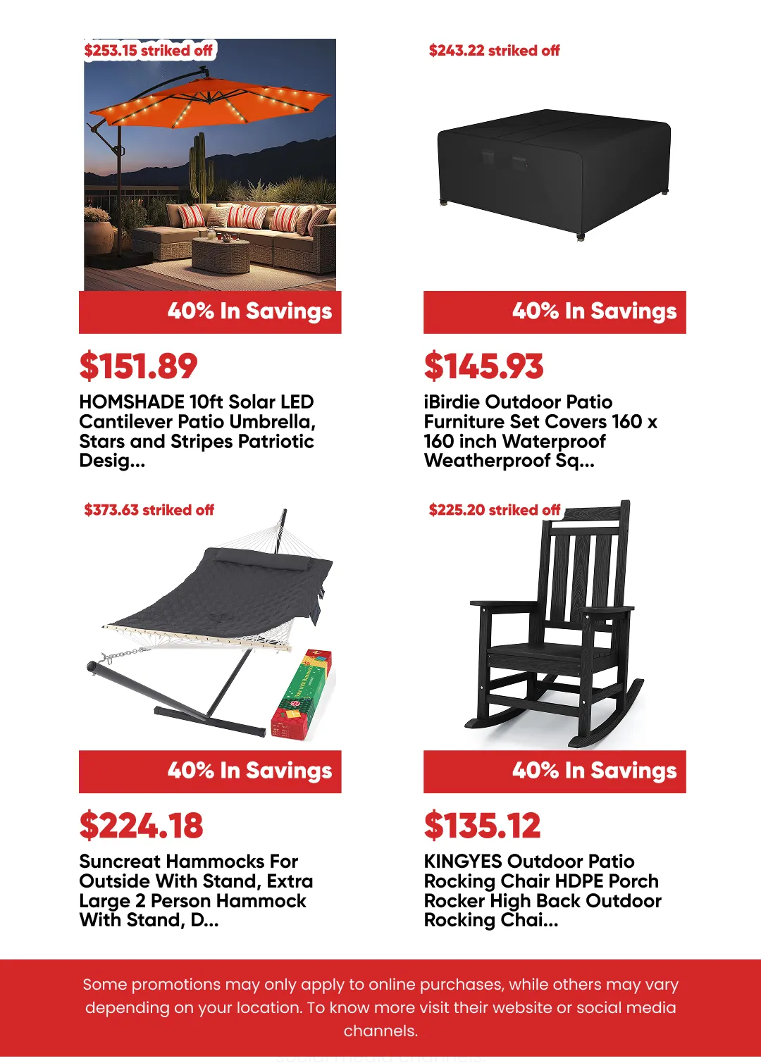 Weekly ad Patio Furniture Deals from July 8 to July 23 2026 - Page 7