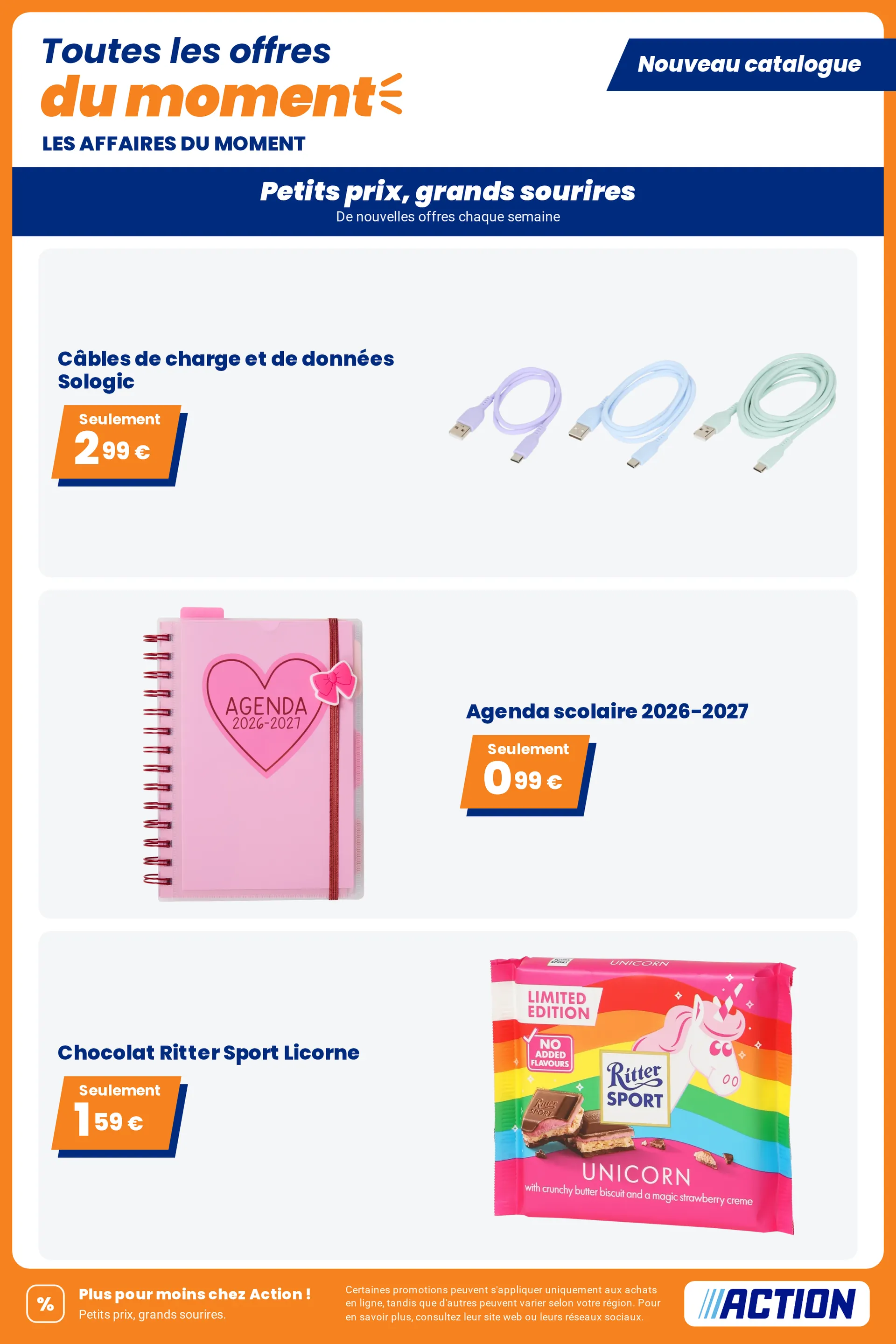 Action — Catálogo 1 — 2026-09-24 du 24 septembre au 6 octobre 2026 - Catalogue page 7