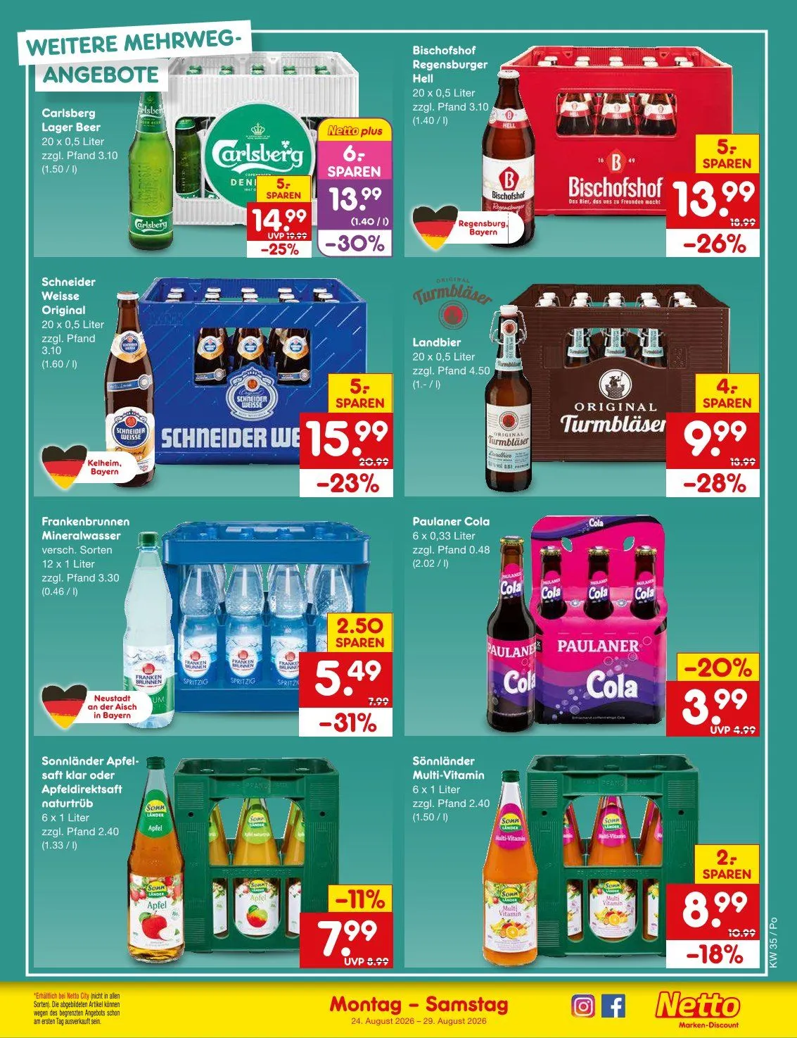 Netto Marken-Discount — 2026-08-24 van 24 augustus tot 29 augustus 2026 - Folder pagina 7