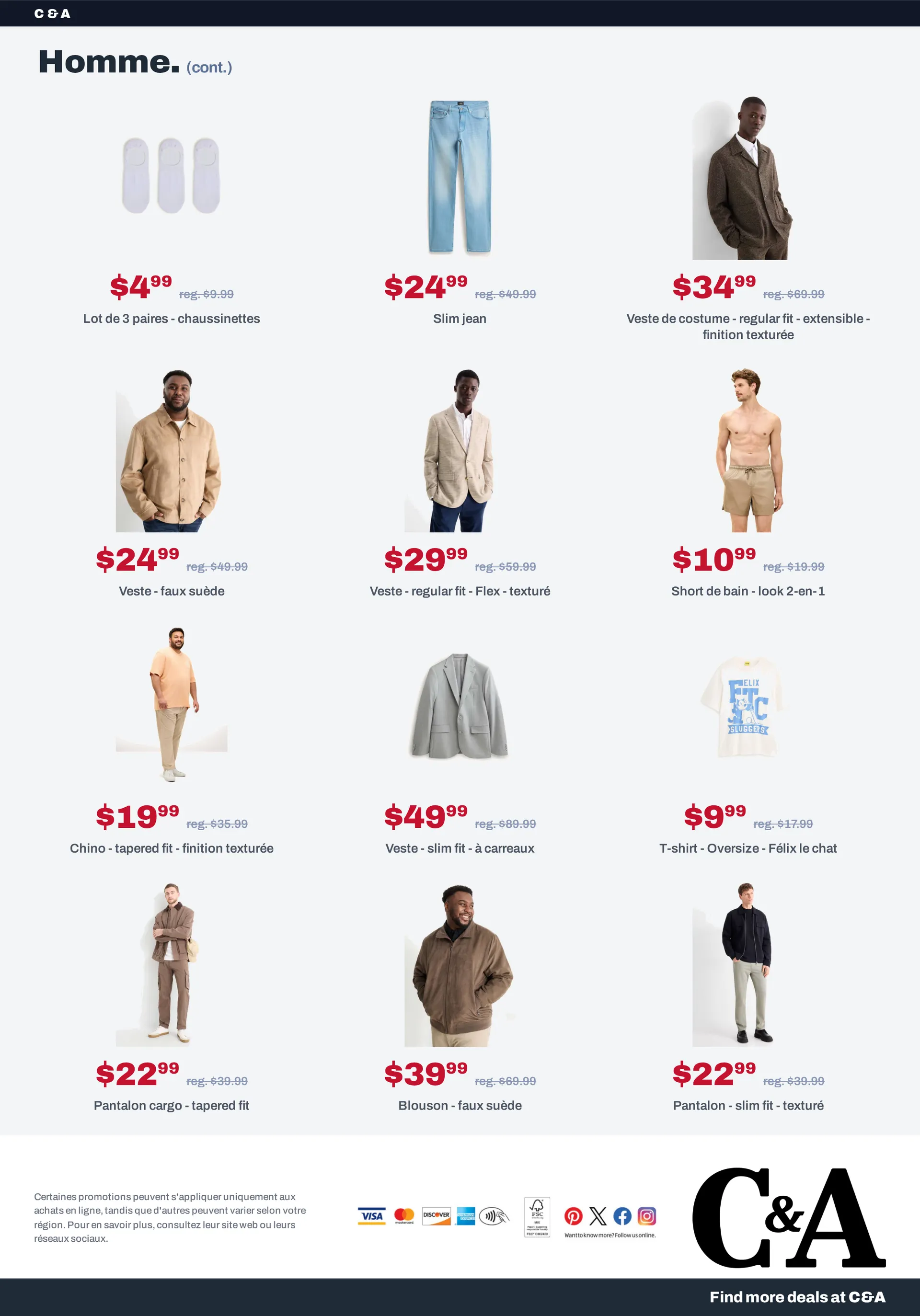 C&A soldes du 10 août au 24 août 2026 - Catalogue page 7