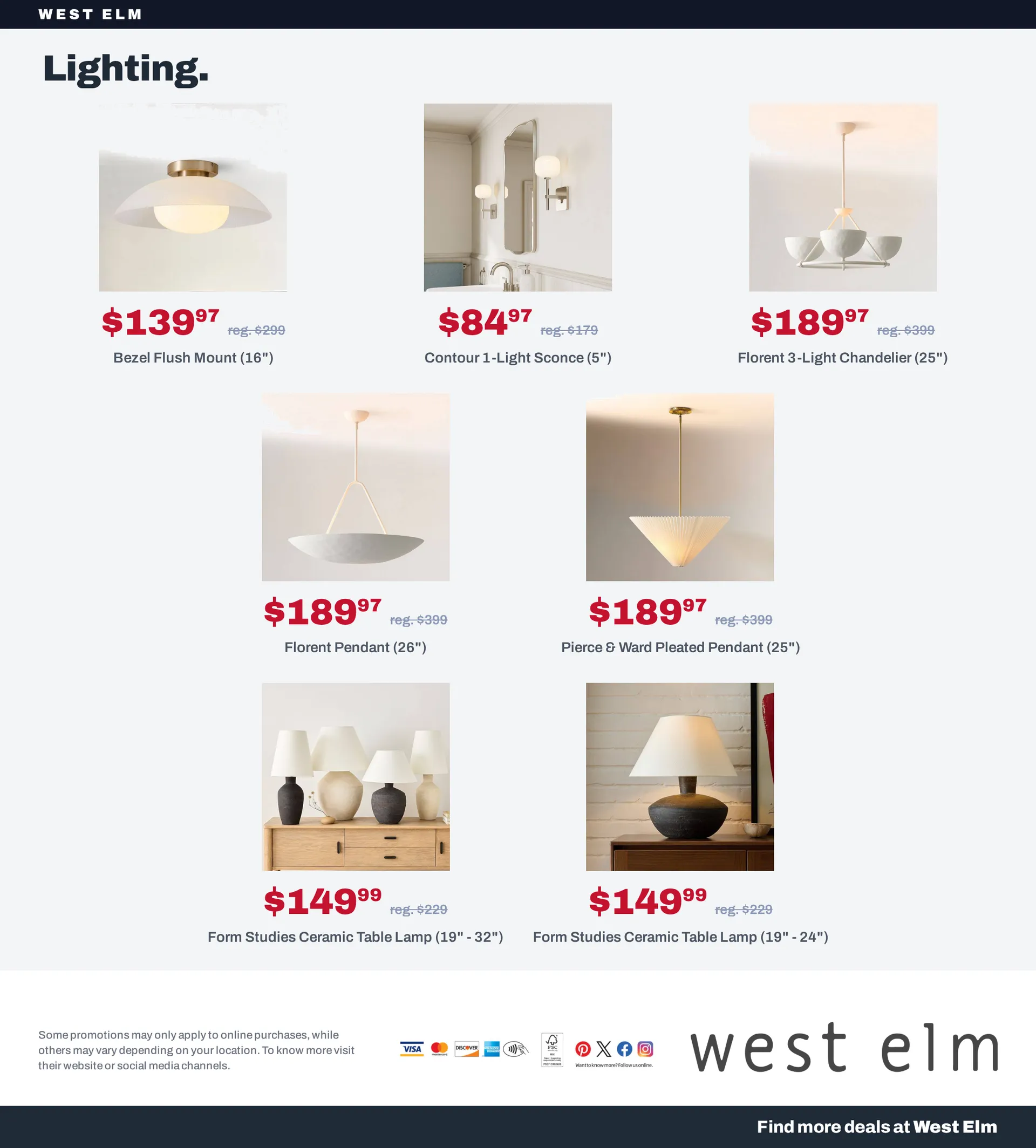 Weekly promotion West Elm — 2026-10-22 spanning from October 22 to October 29 2026 - Page 7 for Catalogue 365