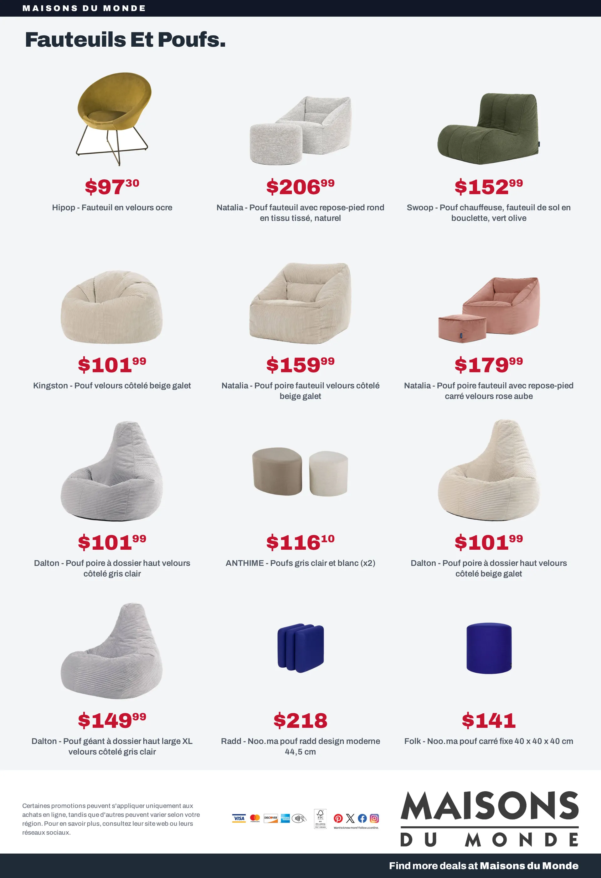 Maisons du Monde — 2026-09-22 du 22 septembre au 8 octobre 2026 - Catalogue page 7